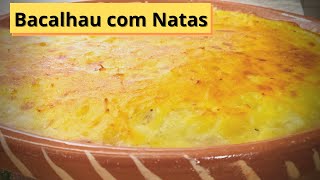 Bacalhau com Natas  Receita Portuguesa  Receita Fácil [upl. by Reldnahc]