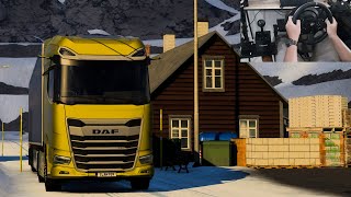 Snowy Mountain  ETS2 Multiplayer  Ultrawide 219 [upl. by Gowon552]