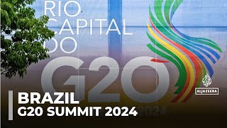 G20 summit in Brazil Trumps reelection will affect political discussions [upl. by Min]