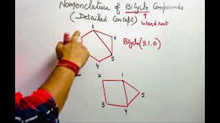 IUPAC name of Bicyclic compounds Bsc chemistry class 11 JEE advanced [upl. by Kcirej]