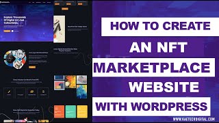 How to create NFT Marketplace Website Using WordPress amp WP Smart contracts [upl. by Kampmann]