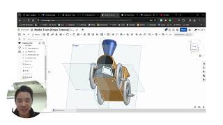 05 Cow Catcher Tutorial Model Toy Train Project  Onshape [upl. by Accever900]