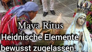 UNGLAUBLICH Kirche erlaubt heidnischen MAYA RITUS  Alte Messe weiterhin unterdrückt [upl. by Nolad]