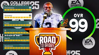 BEST HEISMAN QB BUILD IN CFB 25 ROAD TO GLORY 1 ABILITIES amp ARCHETYPES TO USE  EP1 [upl. by Ettenan]