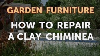 How to Repair a Clay Chiminea [upl. by Orrocos]