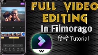 How to edit video in filmorragofilmora full video editing tutorial in hindifilmora use in Hindi [upl. by Erfert]