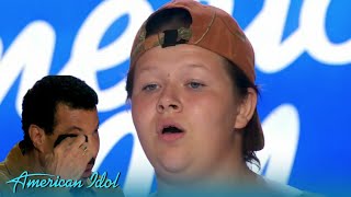 Kelsie Dolins Idol Audition Leaves Lionel Richie In TEARS [upl. by Filemon]