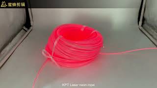 KPT Fiber laser wire neon rope change color rgb [upl. by Nappy]