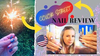 Color Street Nail Review 2020 ON SNS DIP NAILS [upl. by Ledif]