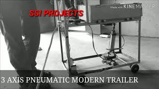 Best Mechanical Engineering Projects  Three Axis Pneumatic Modern Trailer [upl. by Aramoix47]