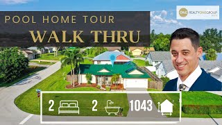 Pool Home Tour  Walk Thru  16259 Willow Stream Ln North Fort Myers [upl. by Naylor]