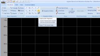 Generate Waveforms with Agilents BenchLink Waveform Builder Pro Demonstrated with a 33522A [upl. by Nosydam]