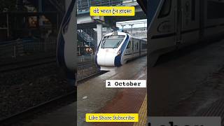 वंदे भारत ट्रेन हादसा train railway shorts ytshorts hadsa amazingfacts interestingfacts fact [upl. by Veronike]