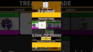 Is this W or L trade bloxfruits roblox gameplay trader sea2 robloxshorts [upl. by Ehcsrop421]