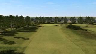 The Championship Course Flyover Hole 9  Railway [upl. by Biggs]