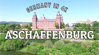 Aschaffenburg  Schloss Johannisburg  Drone Footage  4k [upl. by Aicertap]