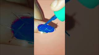 🌷✨ striping tape nailartshorts nailart2024 [upl. by Aljan]