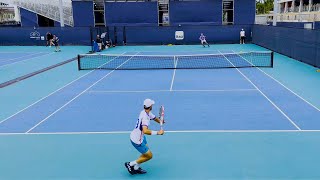 Dominic Thiem amp Casper Ruud Intense Practice  Court Level 4K 60fps 2023 [upl. by Gui]