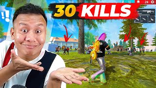 30 Kills Op Solo Vs Squad Gameplay with Golden Sakura S01 😱 Tonde Gamer  Free Fire Max [upl. by Niels46]