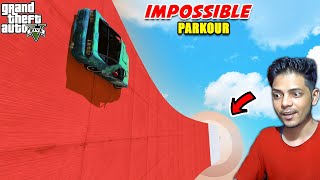 9797 People Cannot Complete This Impossible Abandoned Car Wall Ride Parkour Race in GTA 5 [upl. by Cirda]