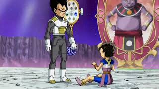 Vegeta teaches Cabba the meaning of Saiyan Pride [upl. by Annahsit]