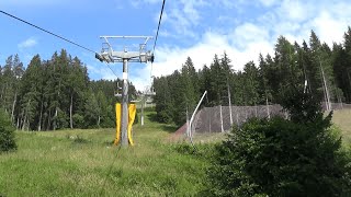 Risalita integrale seggiovia Agudio quotDoss del Sabionquot  Pinzolo TN  Chairlift  Sessellift  缆车 [upl. by Adnawaj63]