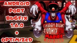 ​Friday Night FunkinMario Madness V2 APK BUGFIX 160 AndroidPC Port Gama Alta📂📥 [upl. by Nailil]