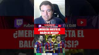 ¿Merecía Iniesta el Balón de Oro de Messi [upl. by Elrem183]