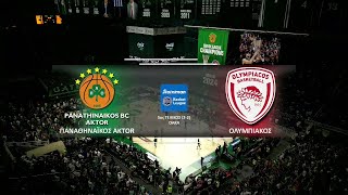 Basket League 202324  Play off  5oς Tελικός  Παναθηναϊκός  Ολυμπιακός  14062024  ΕΡΤ [upl. by Biegel170]