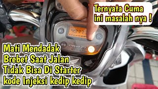 Scoopy ESP mati mendadak di jalan lampu injeksi berkedip [upl. by Boucher]