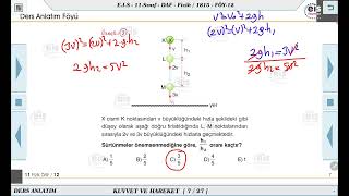 11 Sınıf Fizik  Kuvvet ve Hareket Bir Boyutta Sabit İvmeli Hareket  12 🔩 [upl. by Ludmilla]