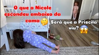 O QUE NICOLE ESCONDEU EMBAIXO DA CAMA SO A PRISCILA VIU😱 [upl. by Giacopo]