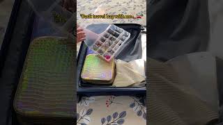 What’s in my travel bagTravel bag packing shorts travelbag bagpacking fashionhaul whatsinmybag [upl. by Cristine909]