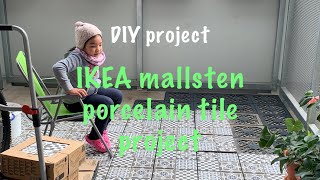 IKEA Mallsten Tile DIY Project [upl. by Anaugal]