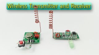 One Channel Transmitter and Receiver with 433Mhz RF module [upl. by Norita49]