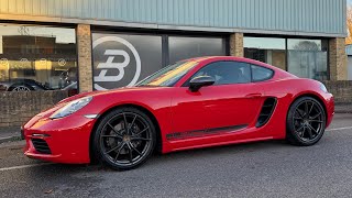 Porsche 718 Cayman T 6 Speed Manual For Sale [upl. by Catherin]