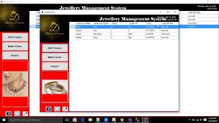 Jewellery Management System [upl. by Aropizt]