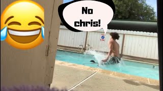 Drowning PRANK on brother ft Richie Rich21 [upl. by Tlaw]