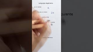 Descubre como usar el lenguaje ALGEBRAICO 1de2 [upl. by Ellie]