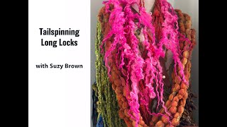 Art Yarn Tailspinning an easy way With Suzy Brown [upl. by Koy946]