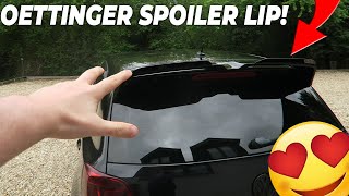 OETTINGER SPOILER LIP INSTALL [upl. by Jone]