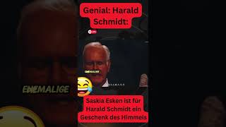 Herrlich Harald Schmidt Frau Esken ist für mich ein Geschenk des Himmels satire comedy short [upl. by Aerahs628]