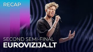 EurovizijaLT 2024 Lithuania  Second SemiFinal  RECAP [upl. by Gretchen]