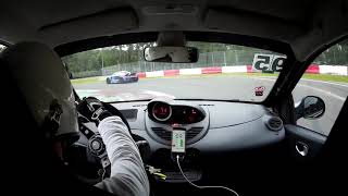 Twingo RS circuit zolder skylimit trackday 19 sessie 1 [upl. by Olatha]