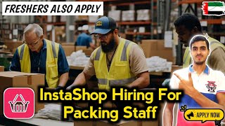 InstaShop Hiring For Packing Jobs  How to Apply For Packing Job [upl. by Lizabeth]