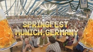 Springfest in Munich Germany  One Crazy Abroad Weekend [upl. by Sidra]