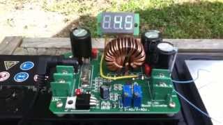 50W LED powered from 12V Car Battery using DCDC Boost Converter part 1 [upl. by Carlen305]