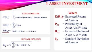 Expected Return amp Standard Deviation1AssetDecision Making Under Conditions of Risk [upl. by Ileray]