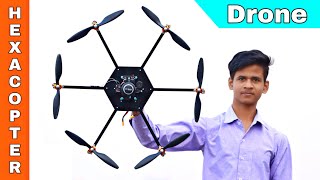 How To Make a Hexacopter Drone Using Pixhawk Filght Controller  Hi Tech xyz [upl. by Eillil189]