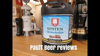 PHILIPS PERFECTDRAFT SPATEN OKTOBERFEST 6L KEG 2021 PERFECT DRAFT Full Beer Review [upl. by Damalas]